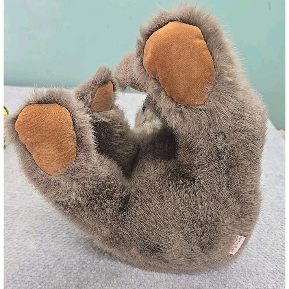 Vintage 1986  Gund KOALA Bear Suede Nose Tan Paws Gray